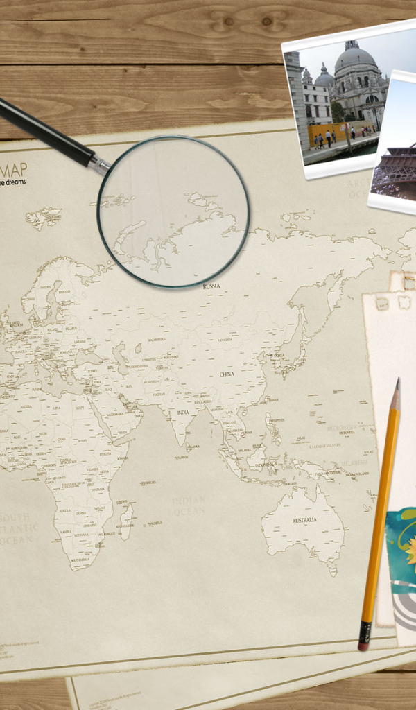 Рабочий стол путешественника