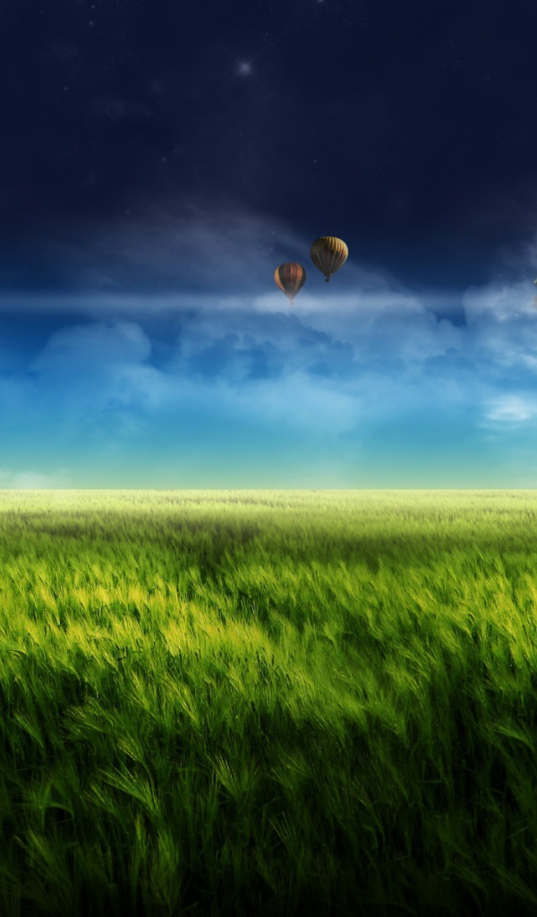 Синий плавучий остров