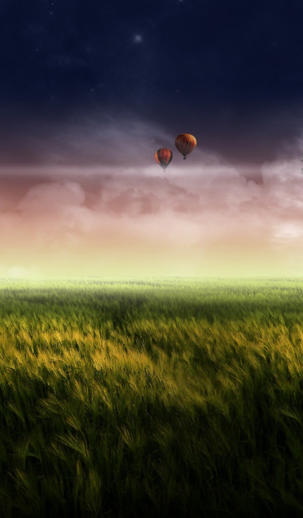 Красный плавучий остров