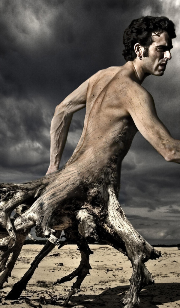 Человек дерево