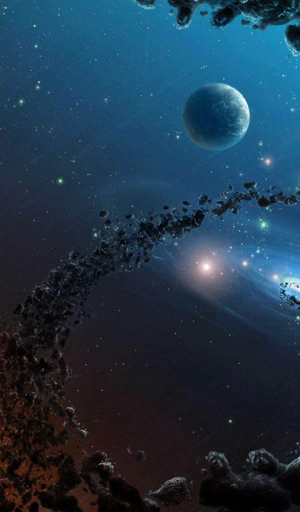 Скопление метеоритов