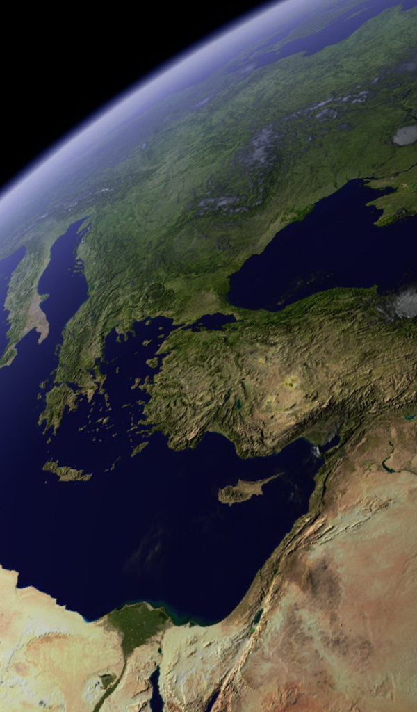 Вид на землю