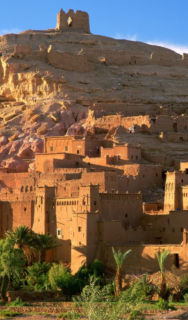 Руины Kasbah / Островок Benhaddou / Марокко / Африка