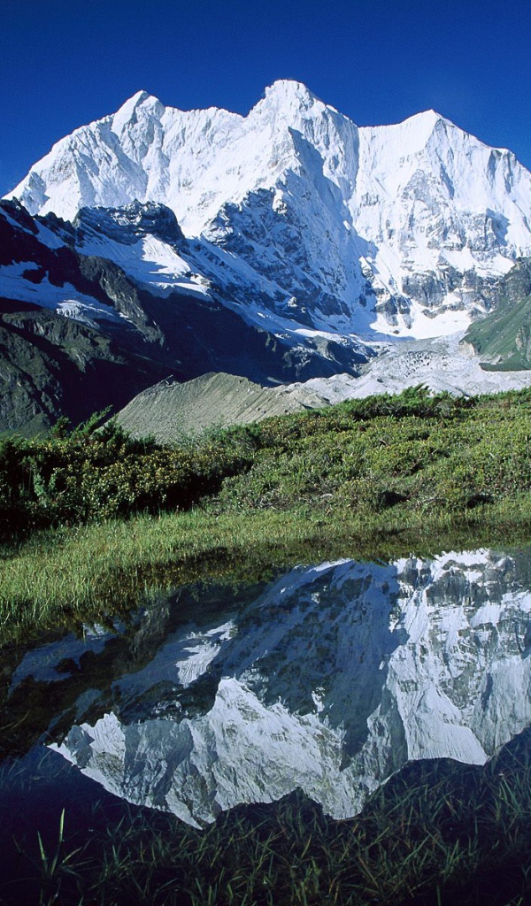 Пик Чомолонзо / Ледник Кангшунг / Тибет