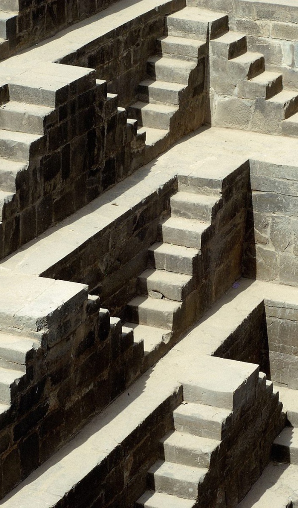 Детали Чанг Баори / Абанери / Раджастан / Индия