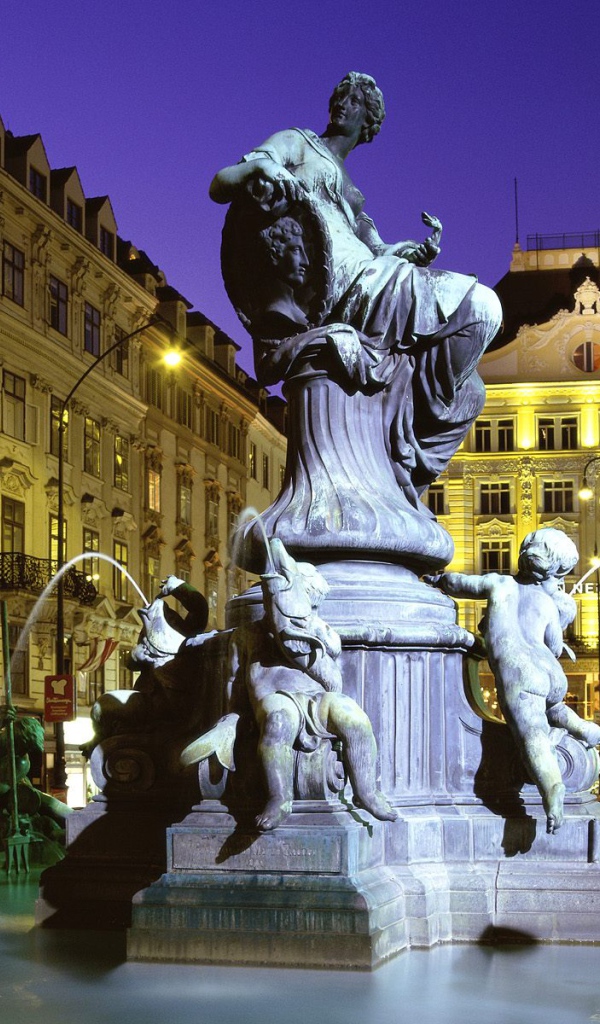 Фонтан Donnerbrunnen, Вена, Австрия