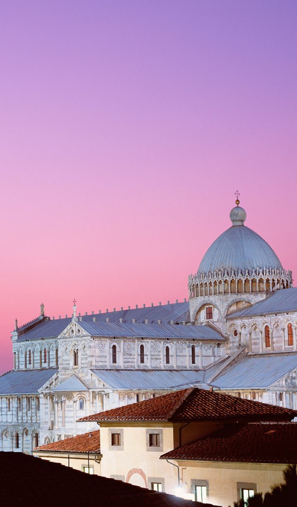 Вид на Пизанскую Башню, Италия