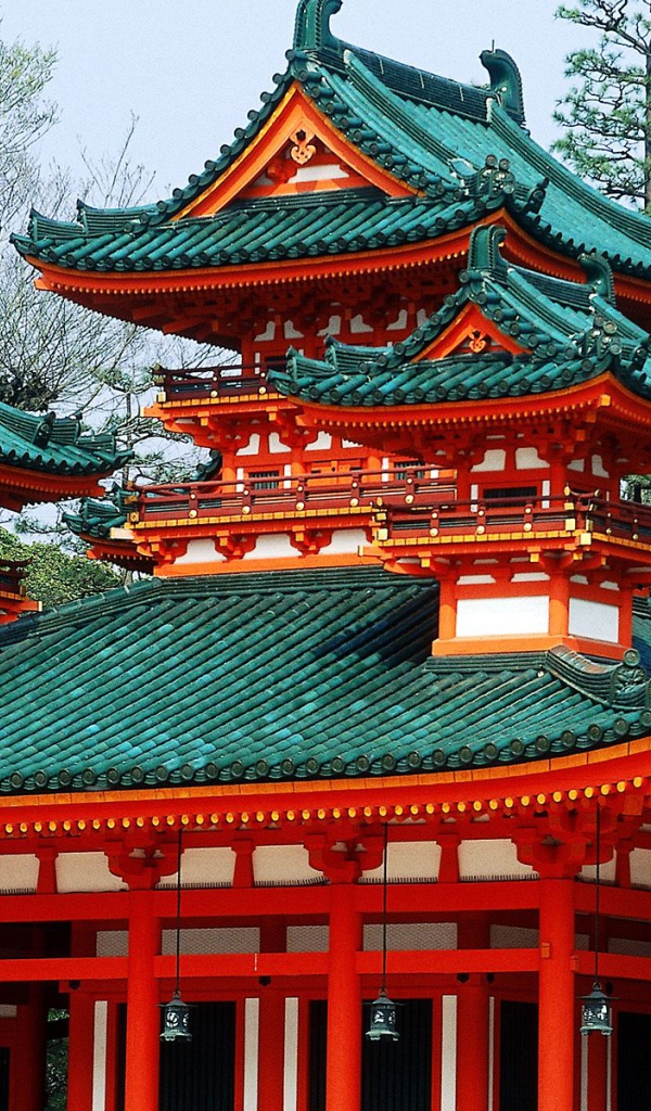 Святыня Heian, Киото, Япония