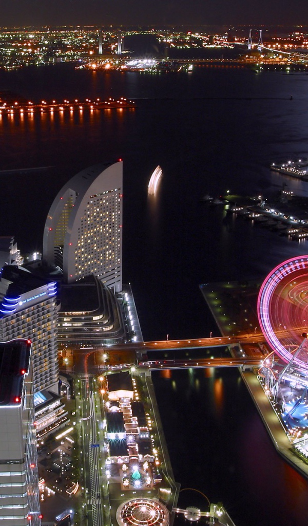 Японский ночной город