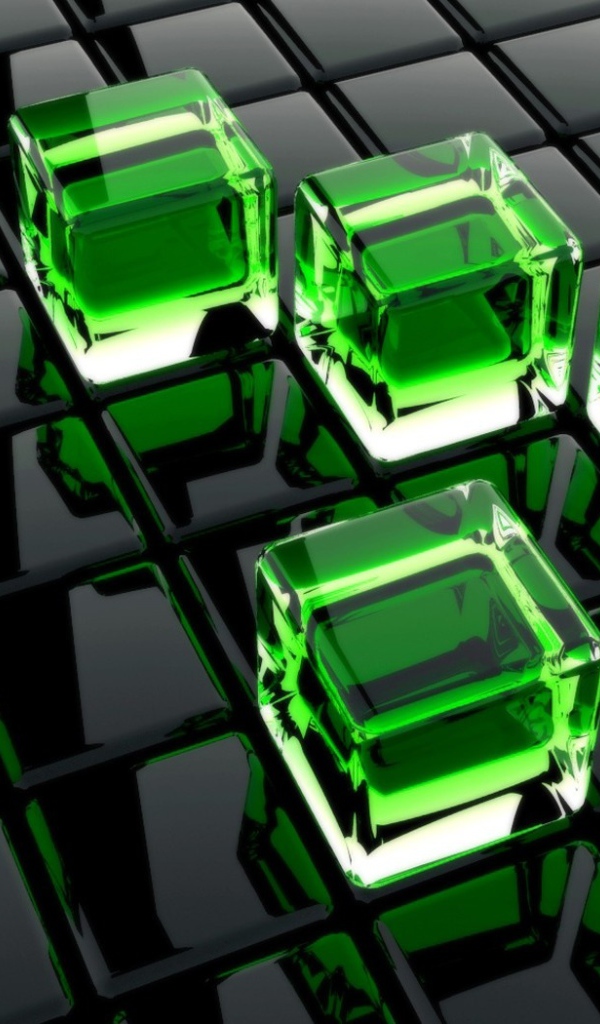 Зеленые кубы
