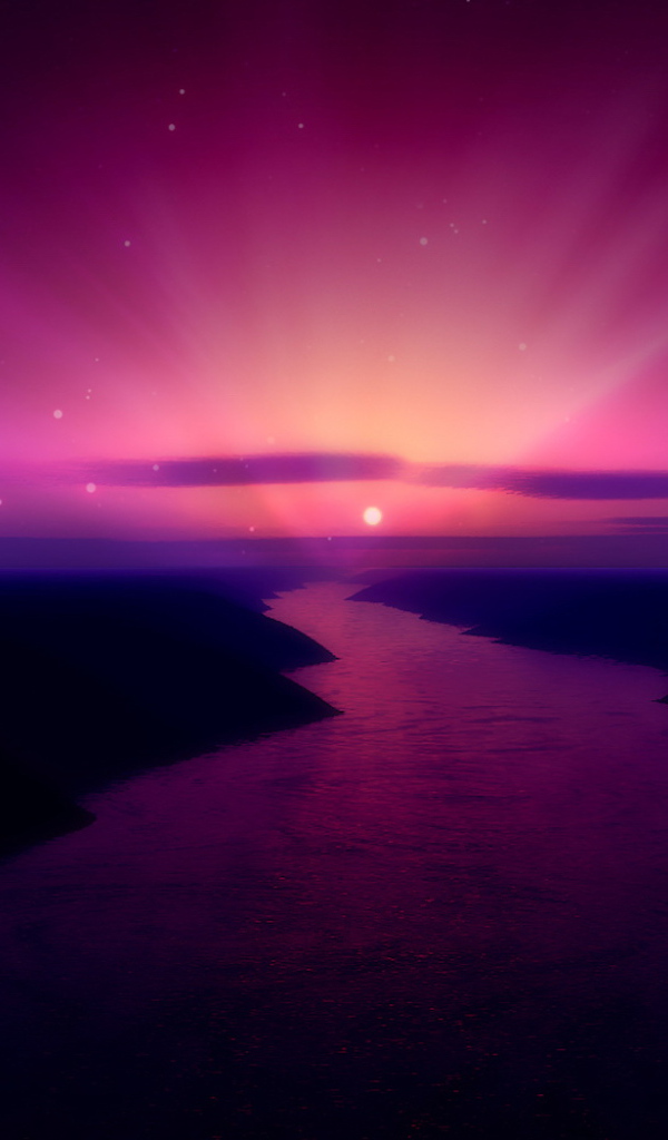 Трехмерный закат