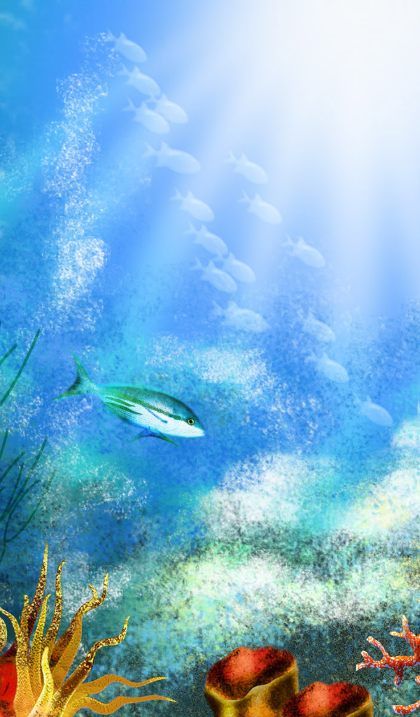 Аквариум с рыбками