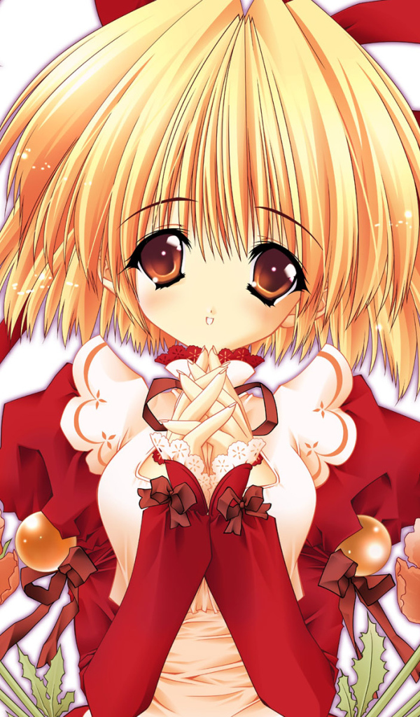 Среди цветов