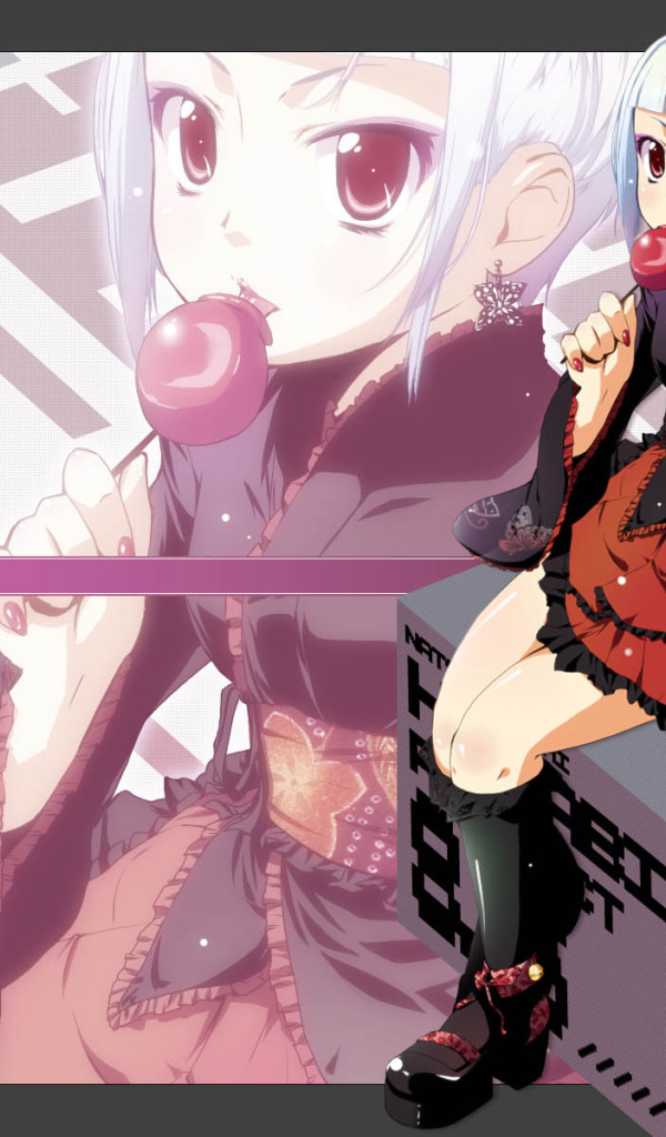 Аниме Красотка с конфетой