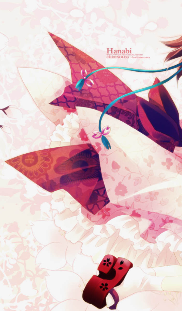 Аниме Девочка с ленточкой