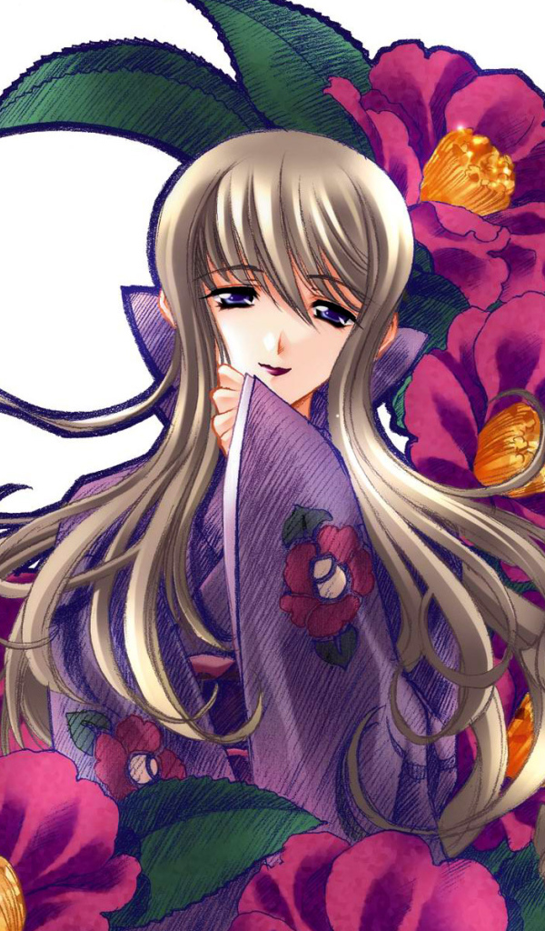 Нарисованная красотка