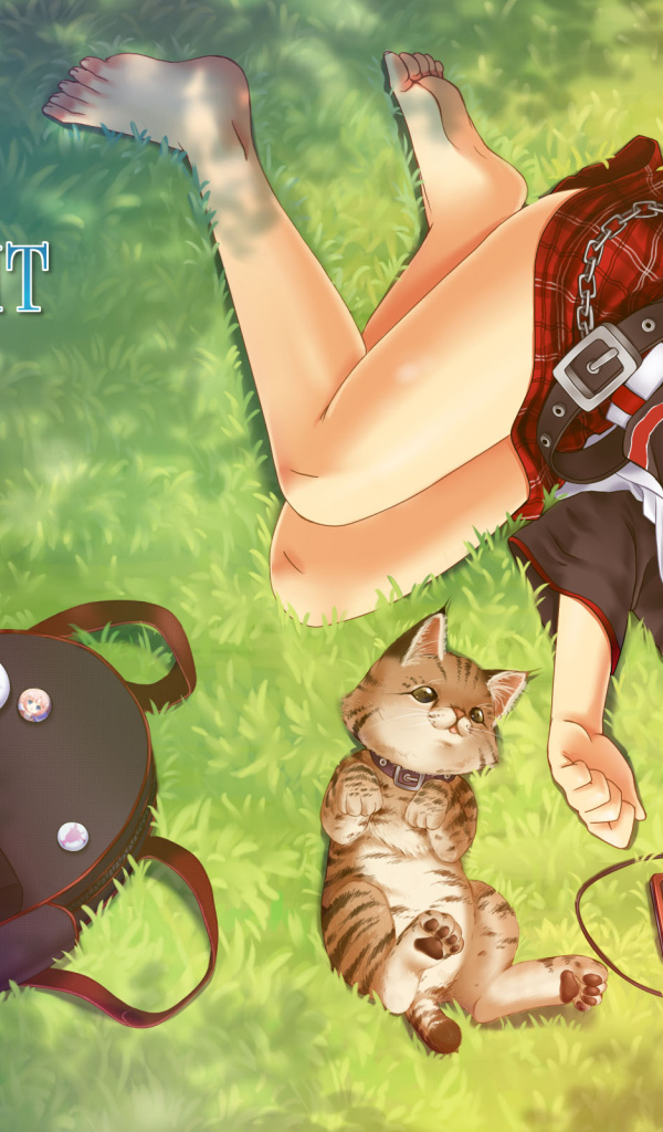 Школьница аниме