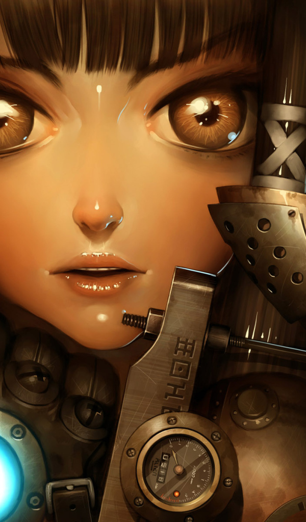 Девушка с большими глазами