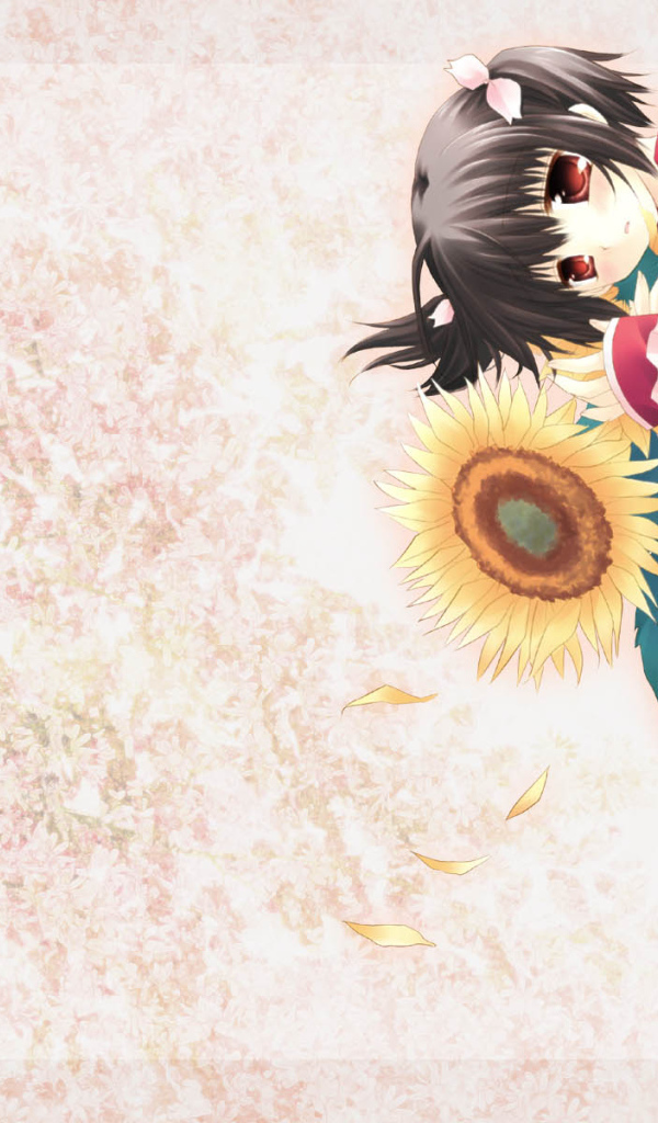 Девушка с подсолнухом