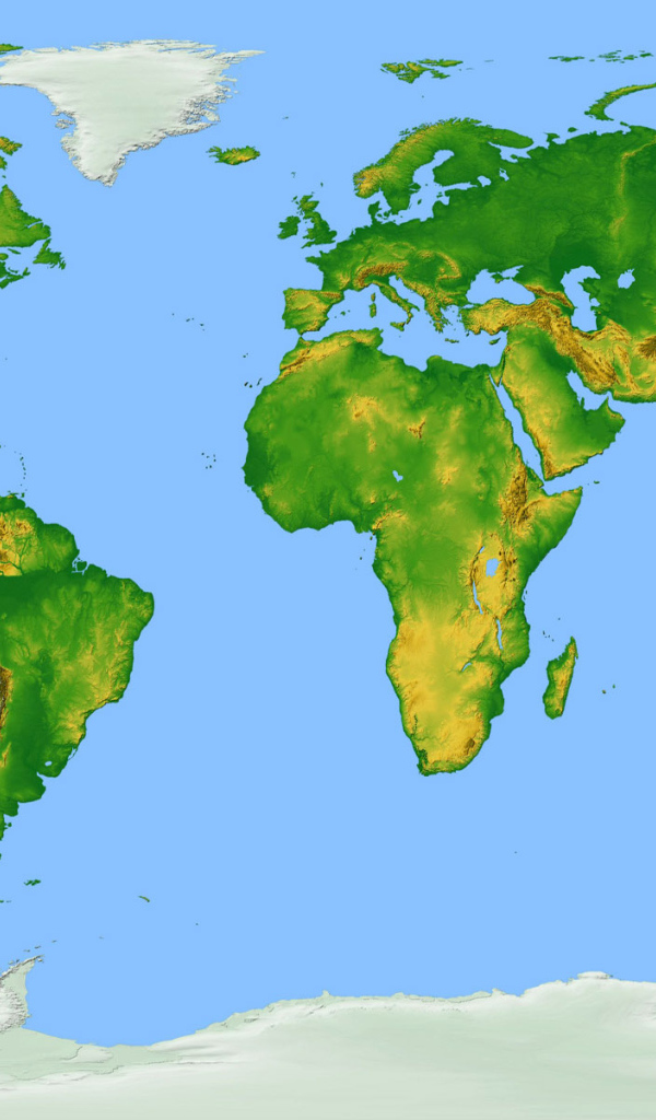 Карта Земли