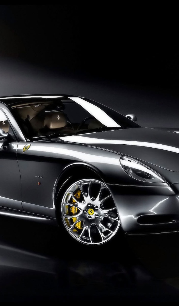 Черный авто Феррари