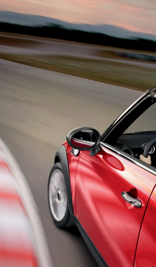 Вхождение в поворот на Mini