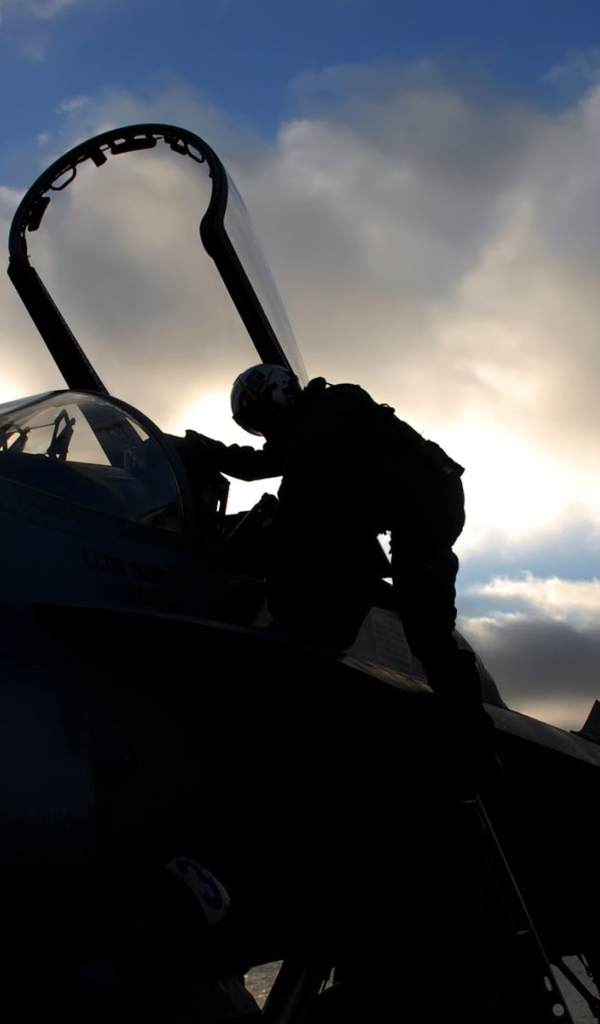 Военная авиация / после полета