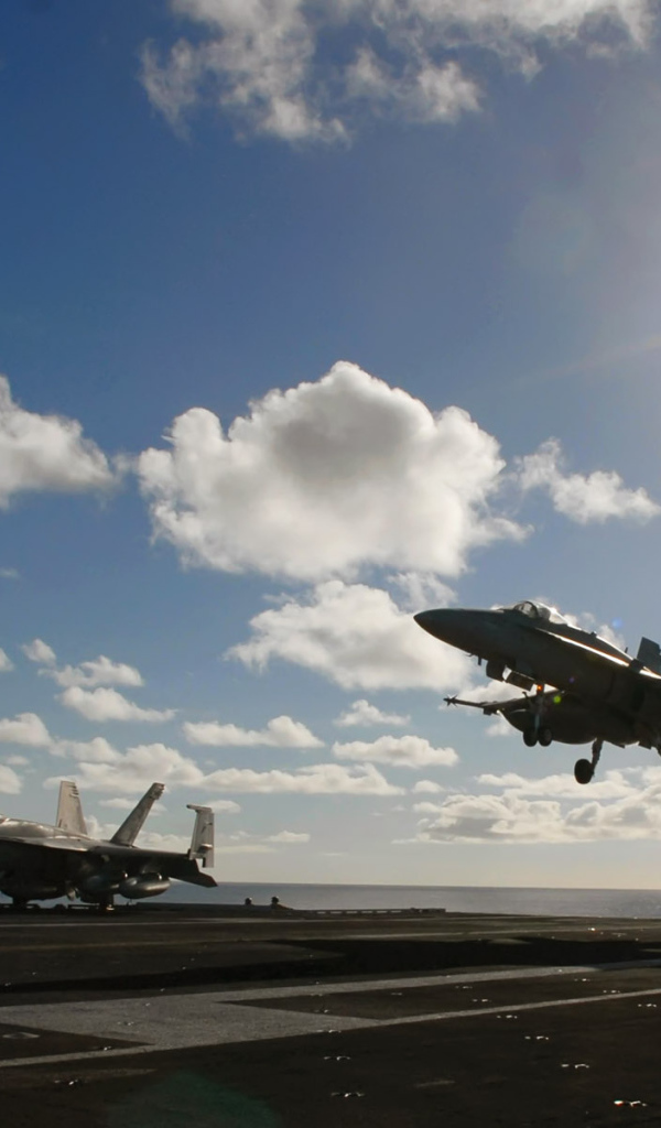 Военная авиация / посадка на авианосец