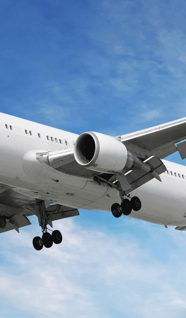 Самолет заходящий на посадку