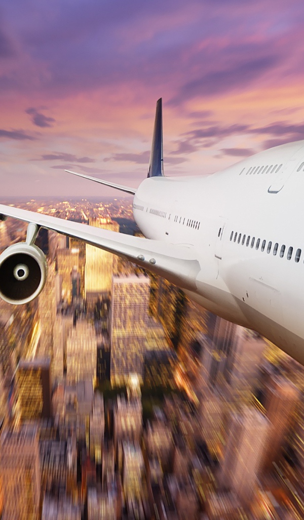 Полет над городом