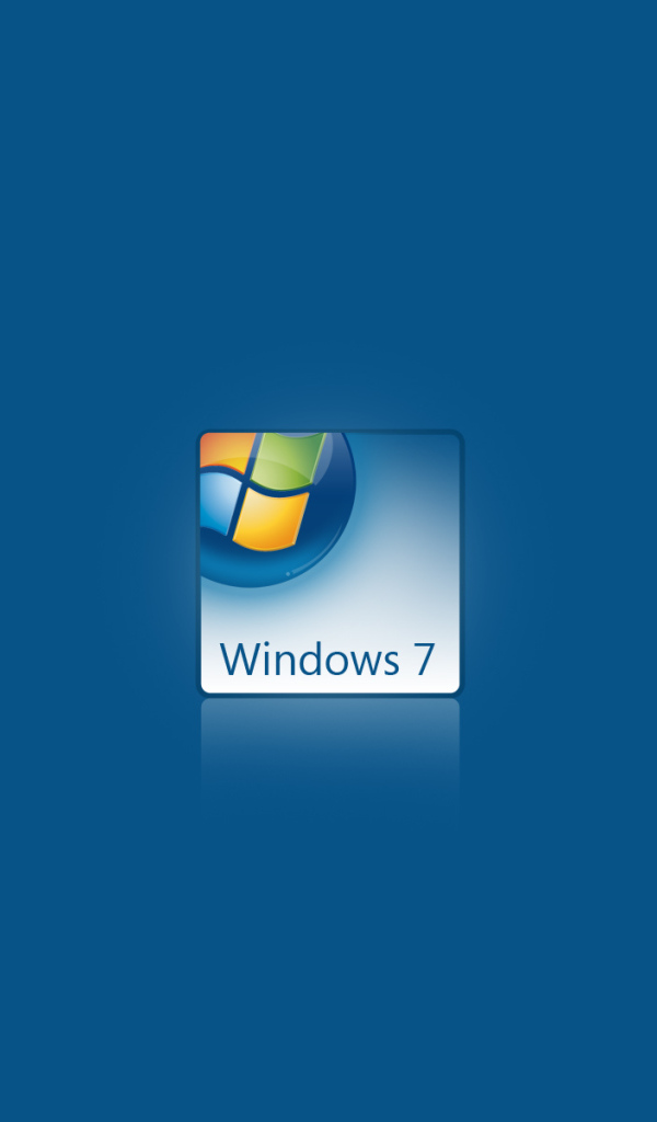 Microsoft Windows 7 light blue