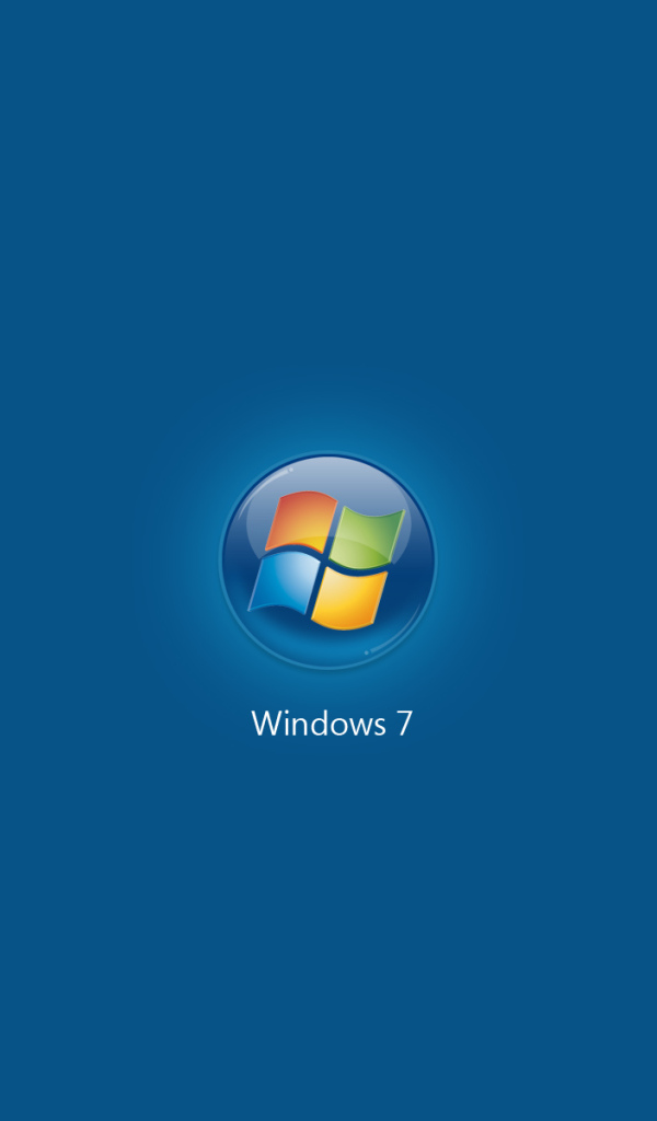 Microsoft Windows Seven blue