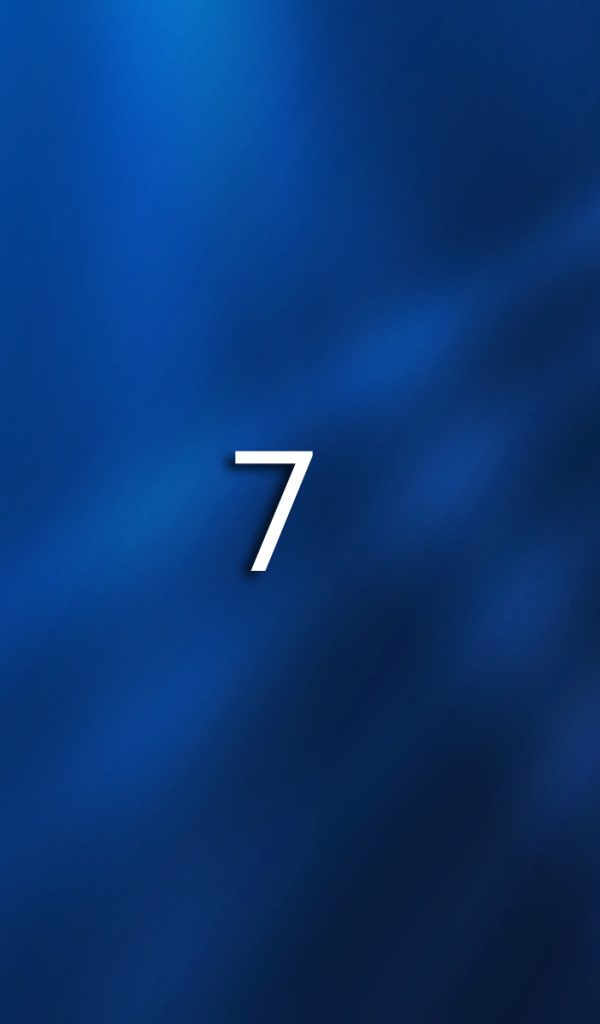 Windows 7 синий