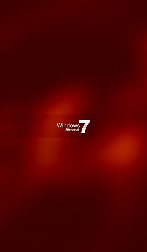 Windows 7 красный