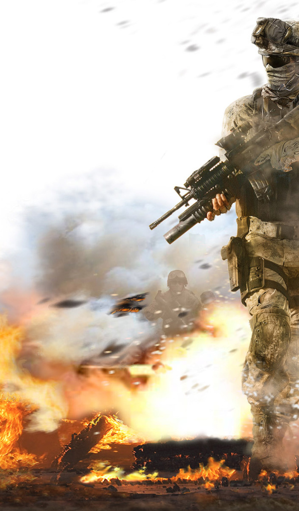 Вооруженный солдат