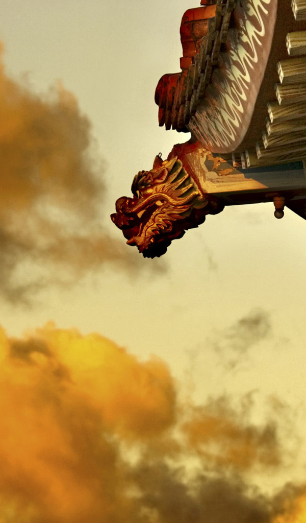 Декор в виде дракона