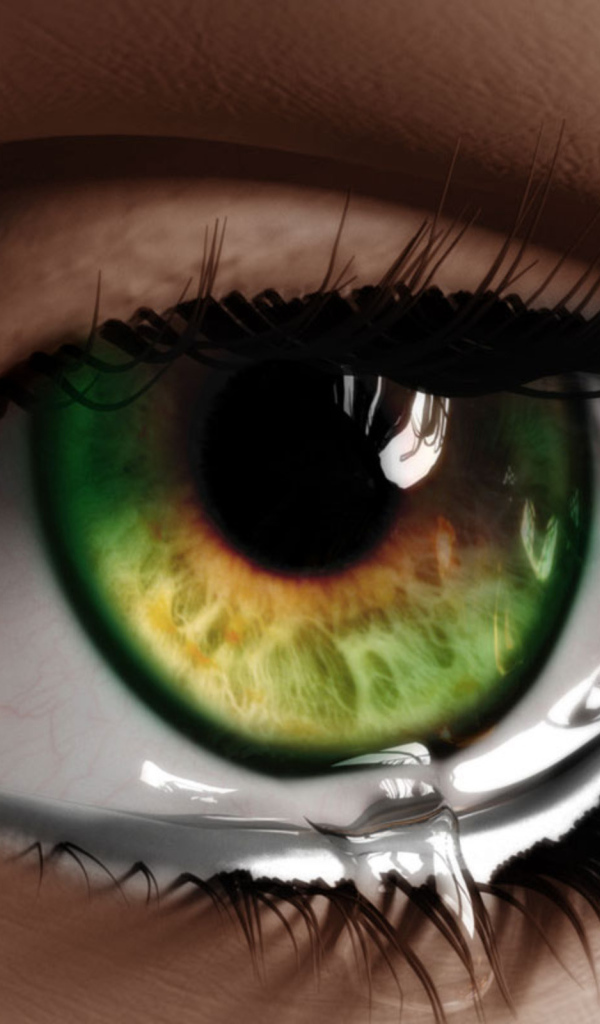 Слезы из глаз