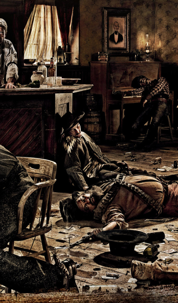 Перестрелка в салуне