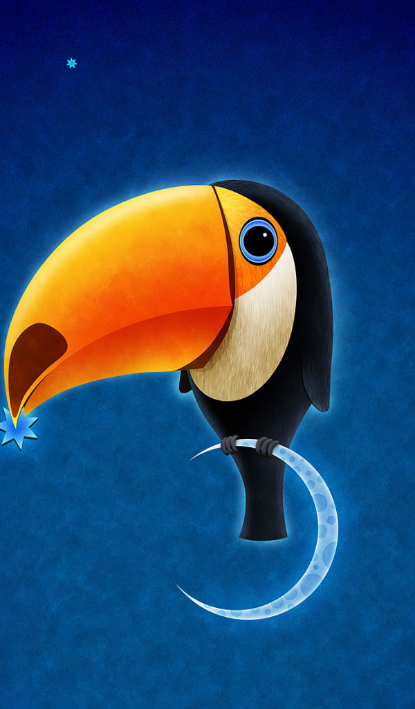 Попугай на Луне