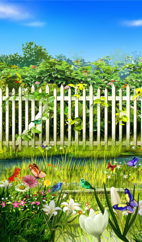 Цветущий сад