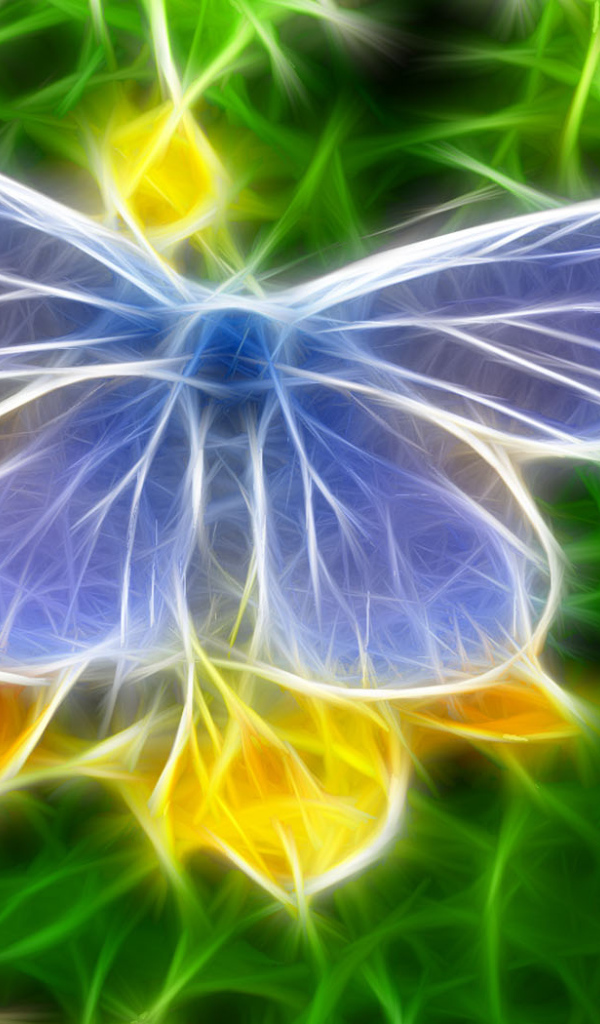 Голубая бабочка