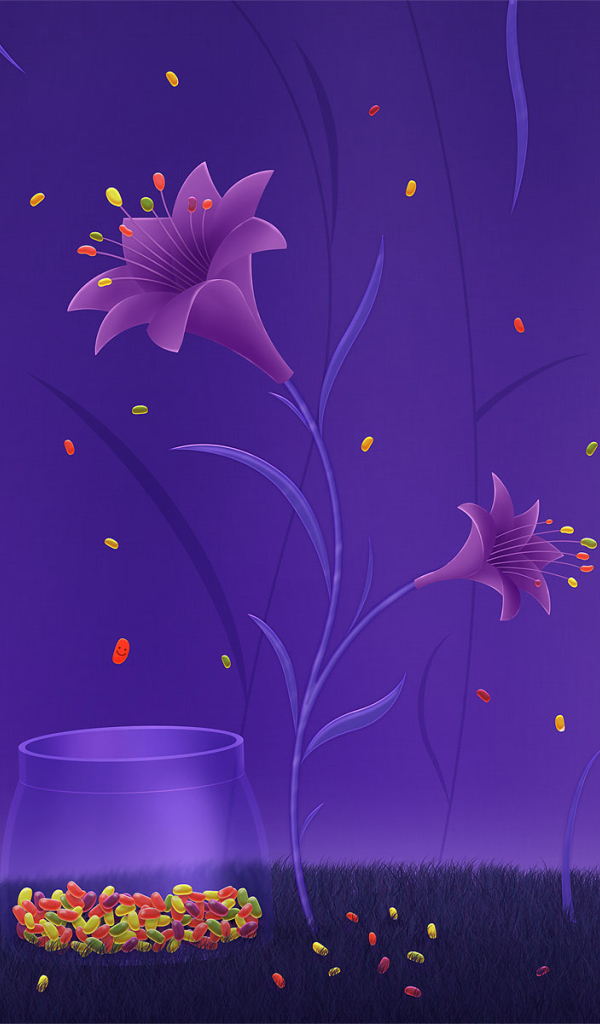 Цветы конфеты