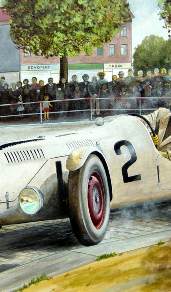 Спортивный ретро автомобиль