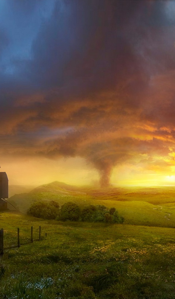 Буря на закате