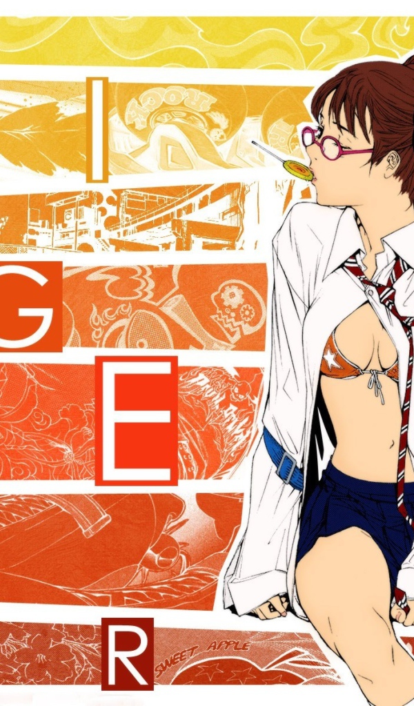 Девушка с леденцом