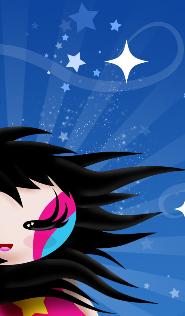 Черноволосая девочка