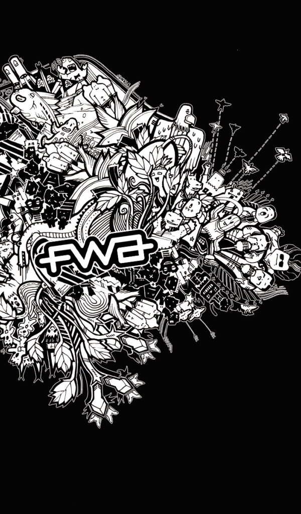 Черно белая графика