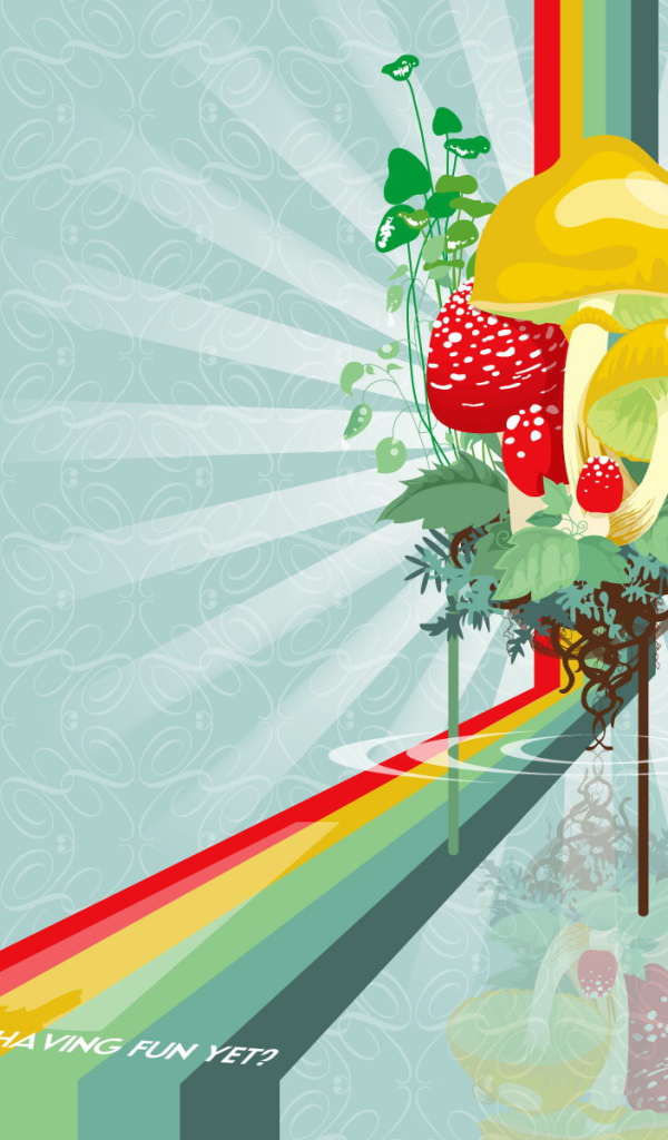 Разноцветные грибы