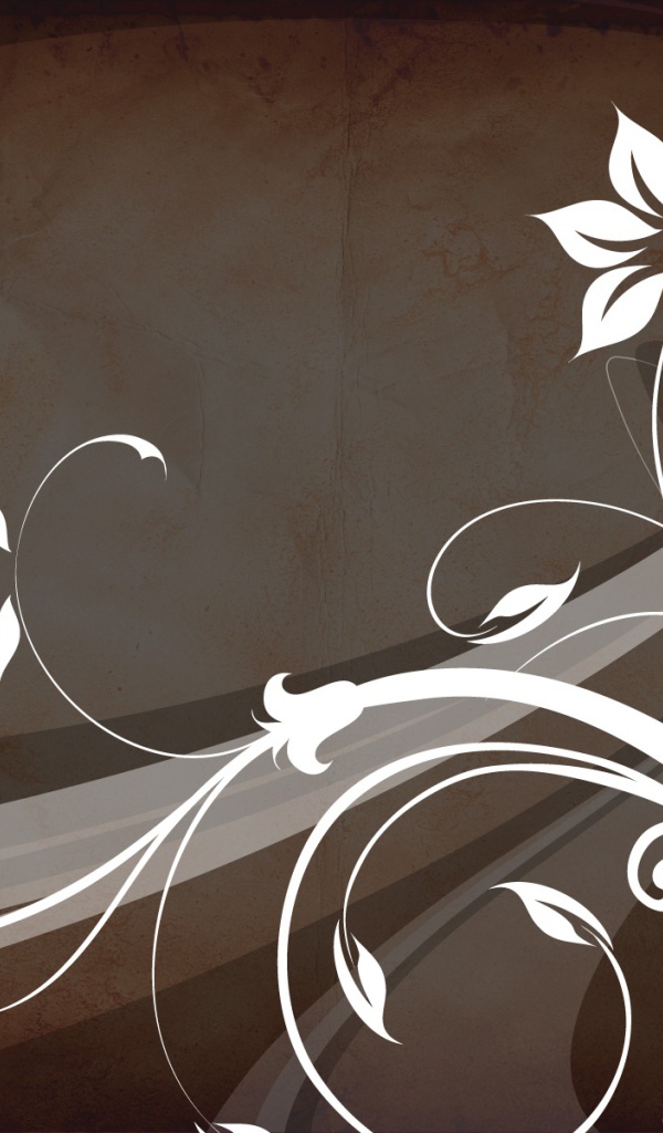 Роспись на сером фоне