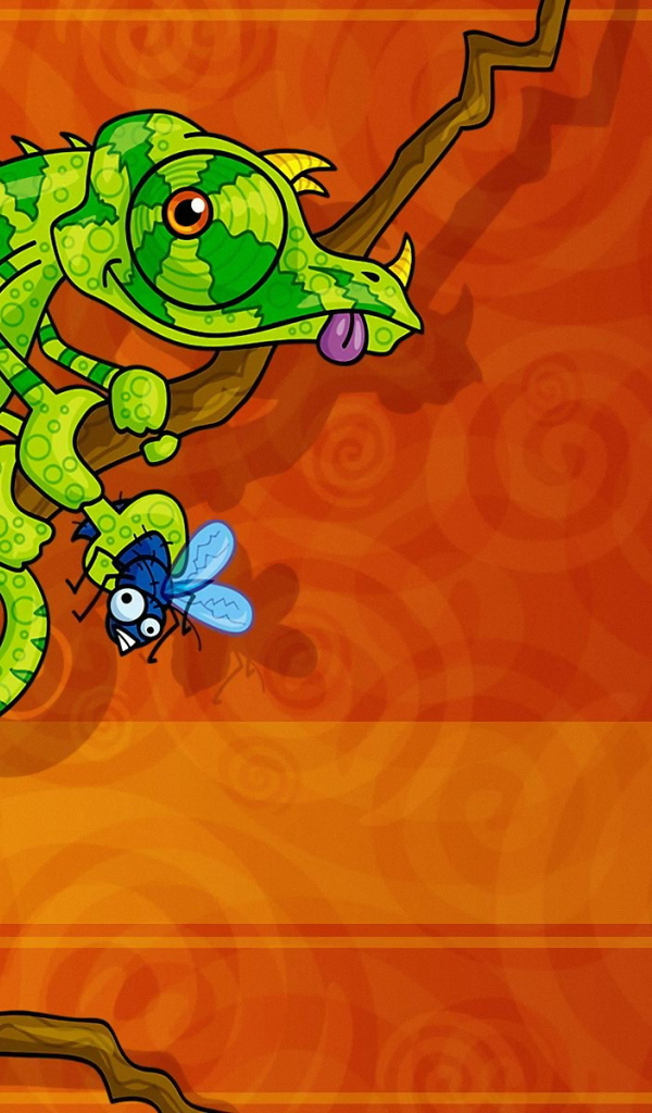 Ящер и муха